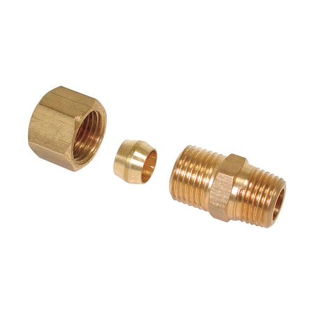 B & K Dial 1/4 in. H X 1/8 in. W Brass Coupling Union 9480